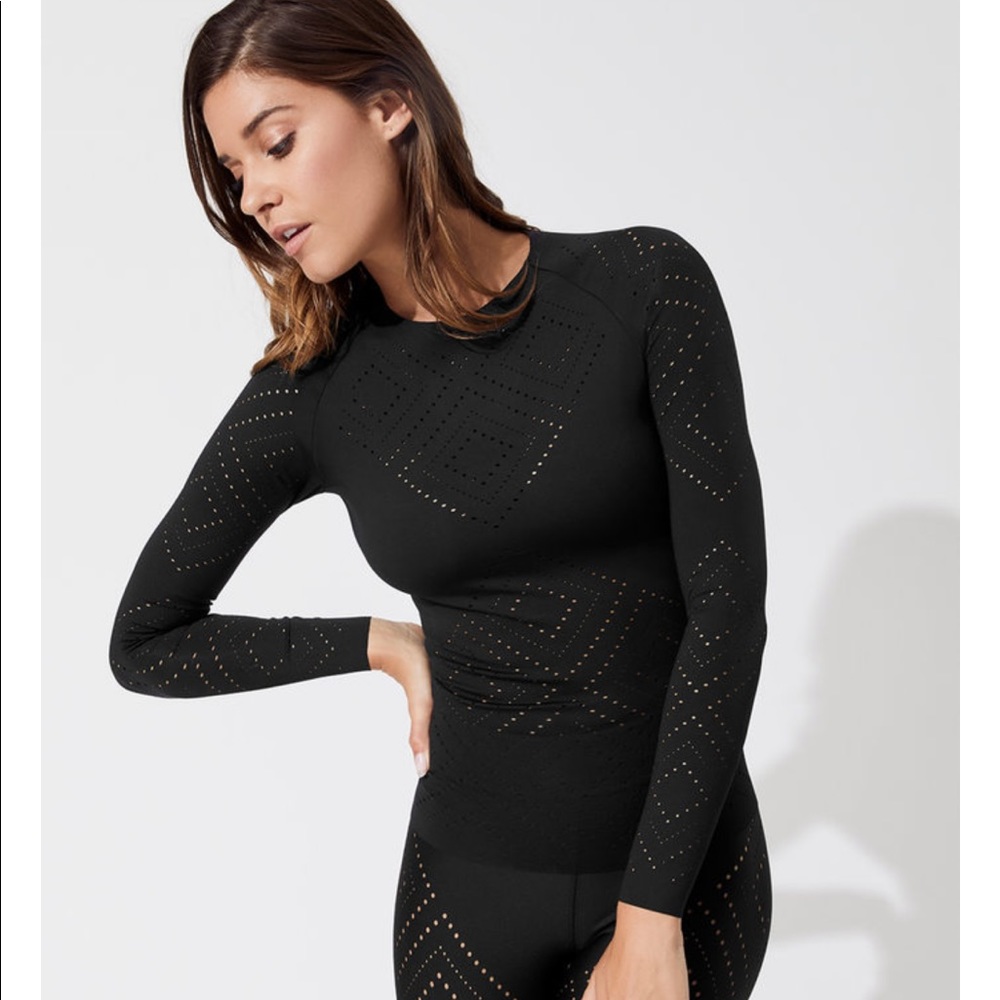 Ultracor Velocity Argyle Pixelate Long-sleeve Top